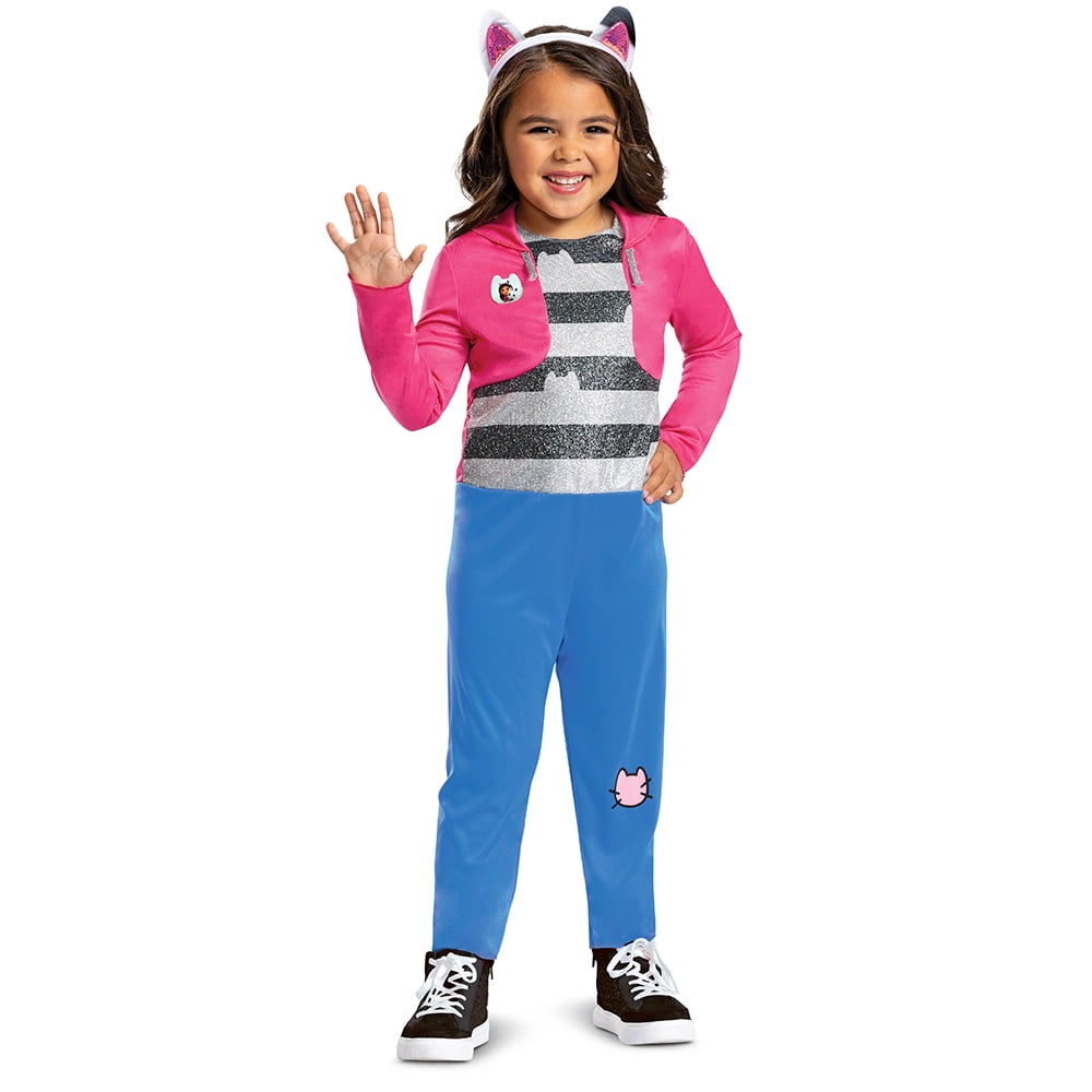 Girls Size (3T-4T) Gabby Classic Halloween Toddler Costume Gabby's Dollhouse, 
