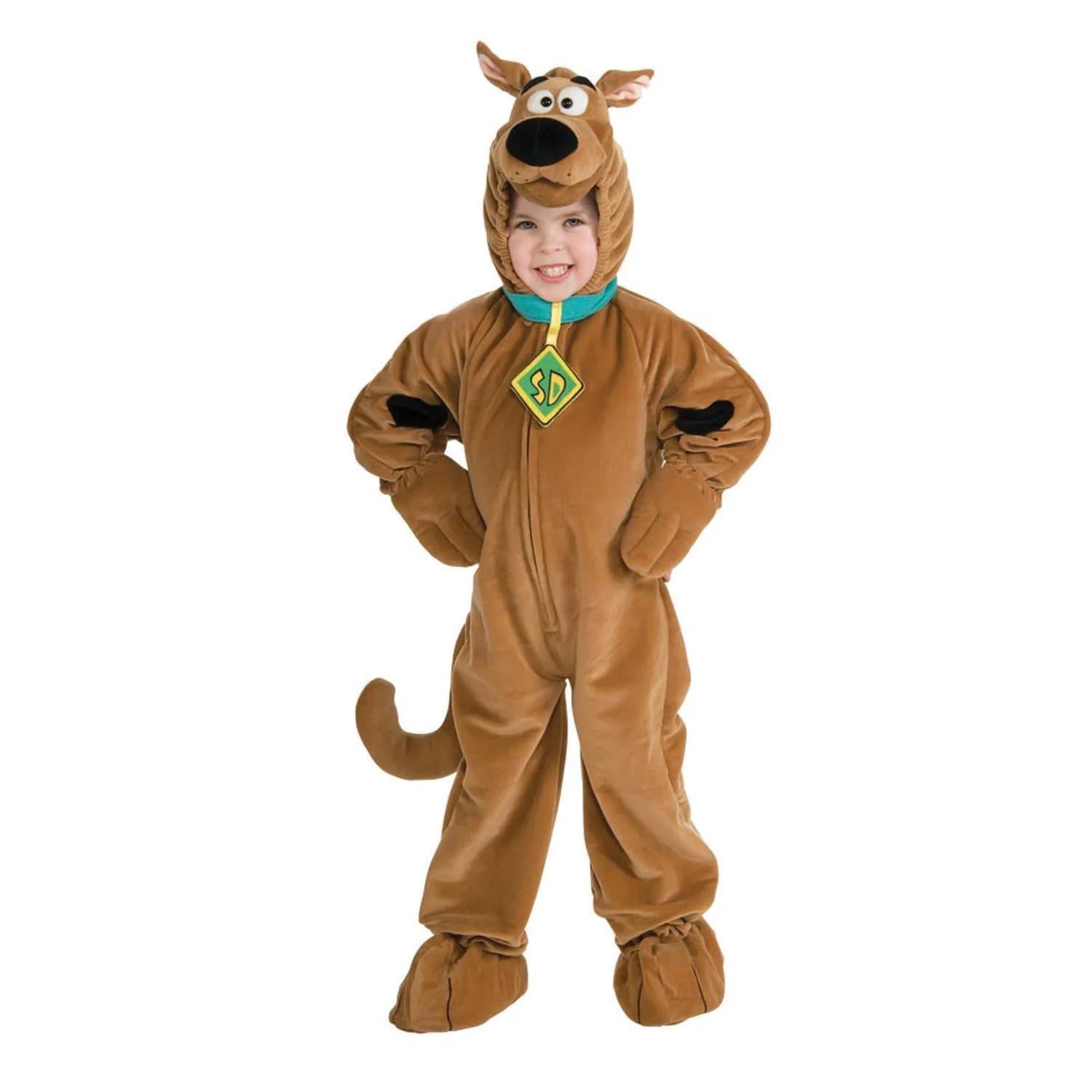 Tinyterrors™ Halloween Express Kids' Deluxe Scooby Doo Jumpsuit Costume - Size 6-8