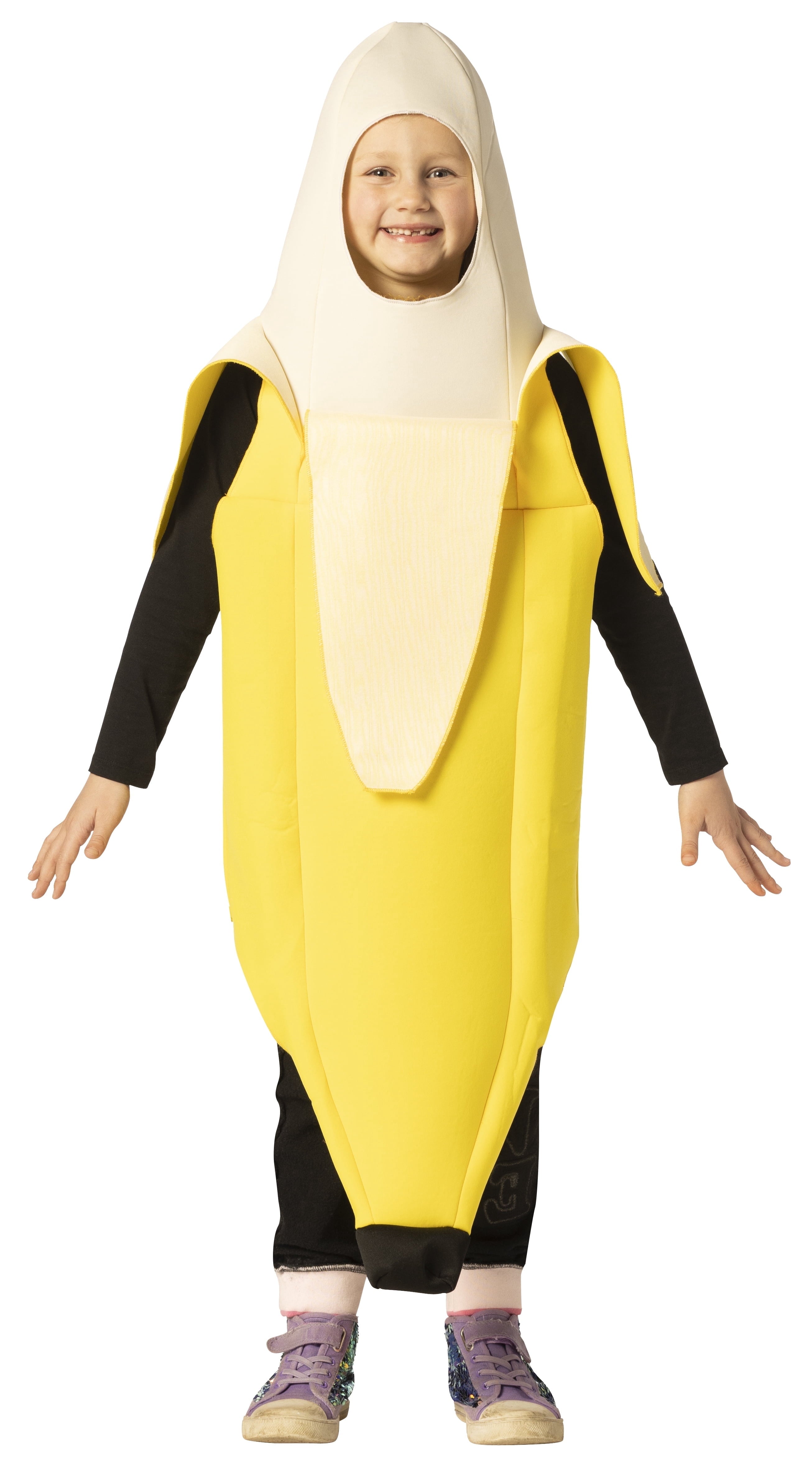 Imposta Costumes Banana Peeled Kids Halloween Costume, Yellow, Child Size 7-10, 30030-710