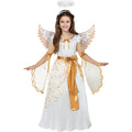  Halloween Angel Costume for Girls, Angel Dress for Kids, Guardian Angel Set for Halloween Costumes Themed Party Cosplay
