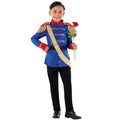  Fairytale Prince Kids Halloween Costume For Boys Blue 10-12 Years