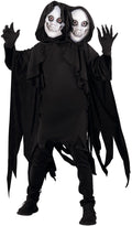  Kids 2 Headed Ghoul Costume Boys Girls Grim Reaper Death Halloween Halloween Black M