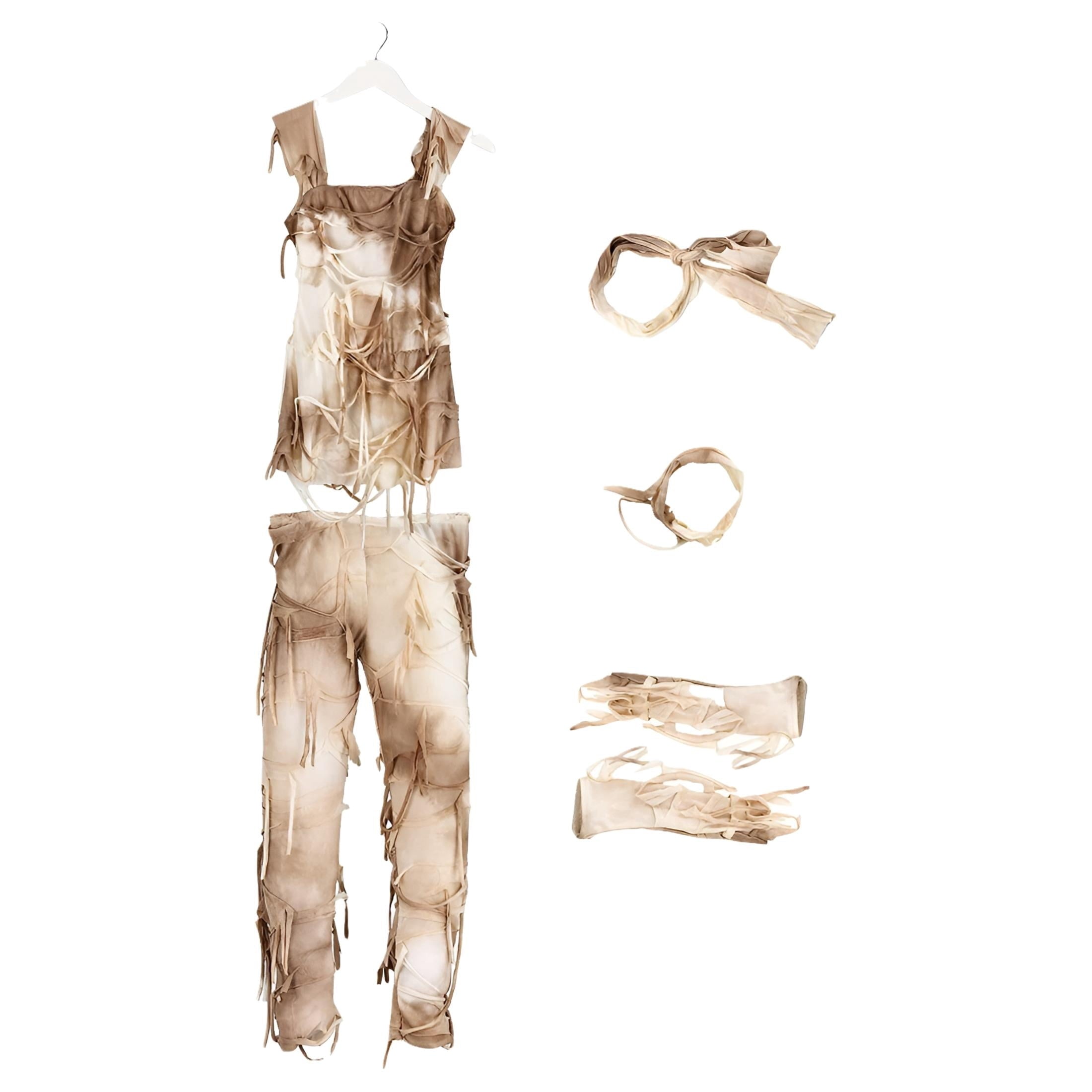 Mysterious Mummy Girl's Halloween Fancy-Dress Costume for Teen, XL