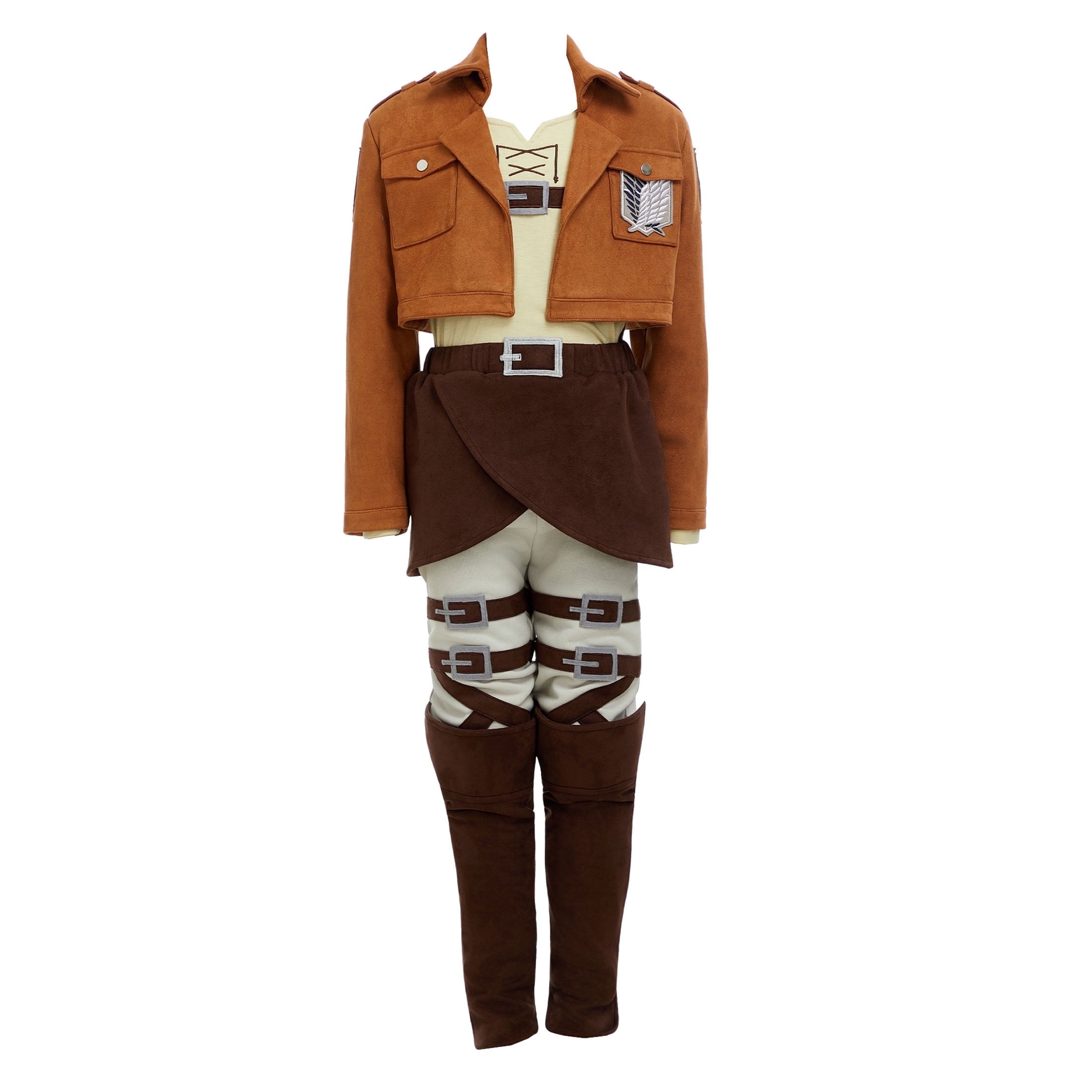 [Official Licensed] Attack on Titan Eren Yeager Kids Costume Set, XS