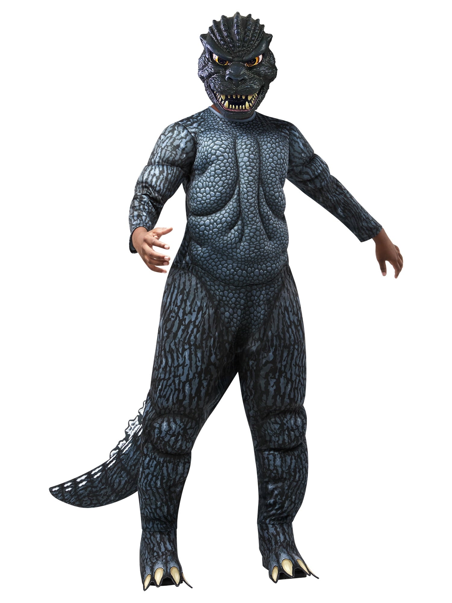 RUBIES II Godzilla Fancy-Dress Costume for Children with Jumpsuit, Mask and Gloves for Ages 4-6, Boys Size M