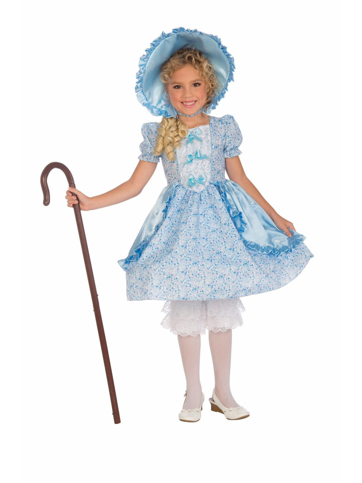 RUBIES II Lil' Bo Peep Fancy-Dress Costume with Bonnet and Pantaloons for Children, Girls 4T