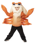  Bay Crab Shellfish Kids Halloween Party Costume, Orange, Child Size 3-6, R7788-36