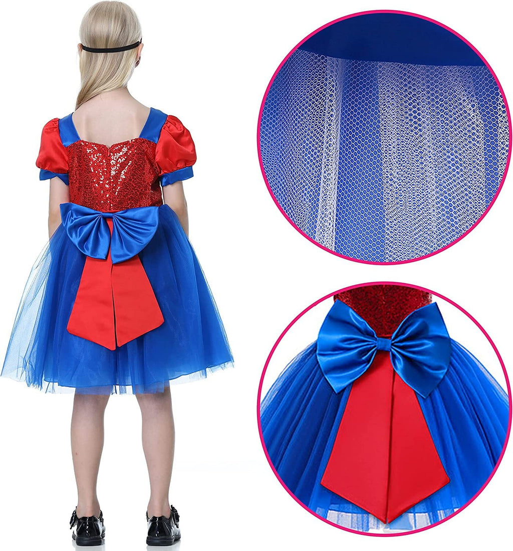 Girls Costume with Headwear Halloween Party Cosplay Dress up