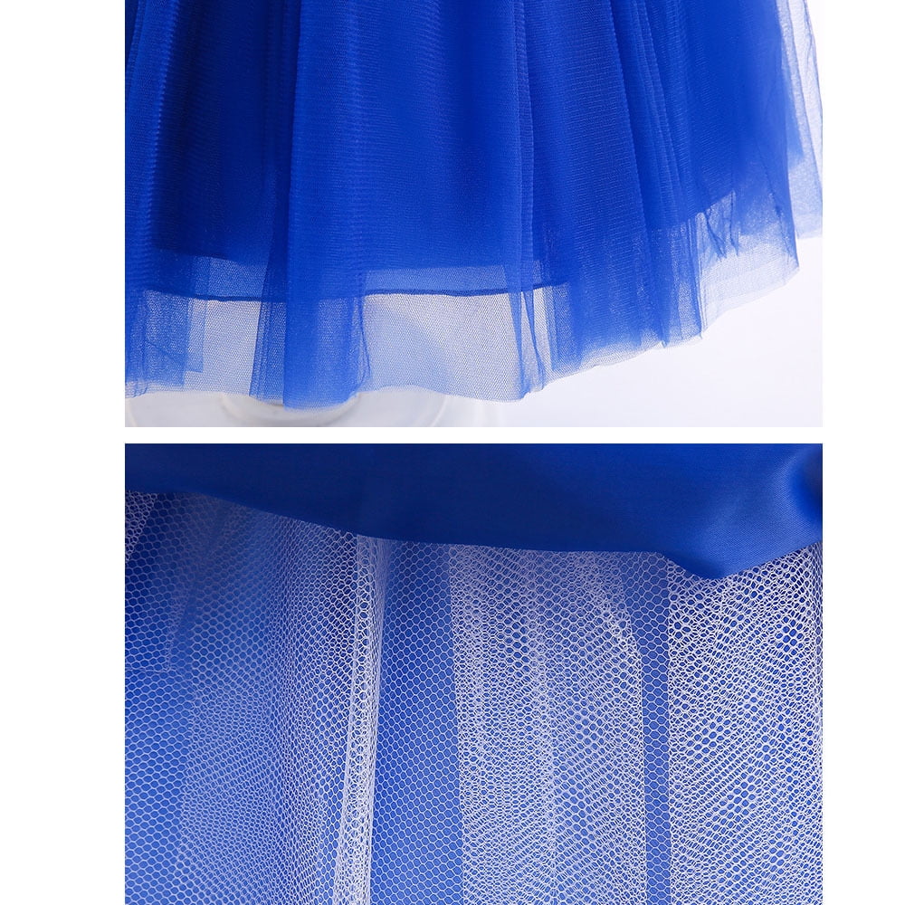  Girls Sequins Tulle Dress Kids Birthday Halloween Party cosplay Costume