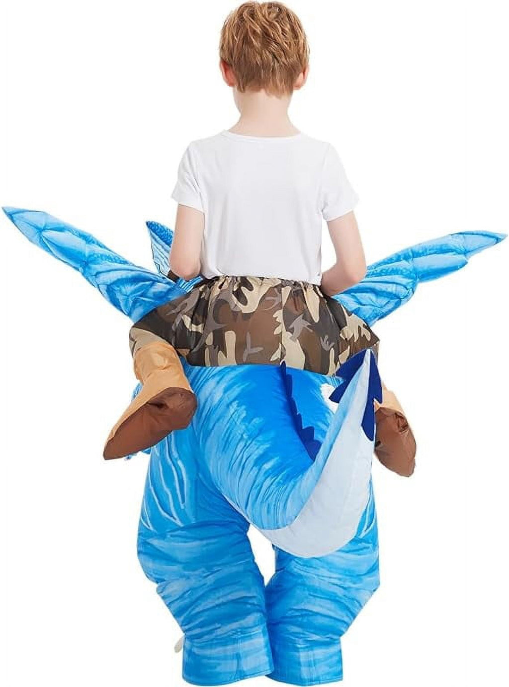  Kids Inflatable Dinosaur Costume, Blow Up Dinosaur Costume Inflatable Dino Costume, Funny Halloween Costumes for Boys Girls Unisex Blow Up Costume for Halloween/Party/Cosplay