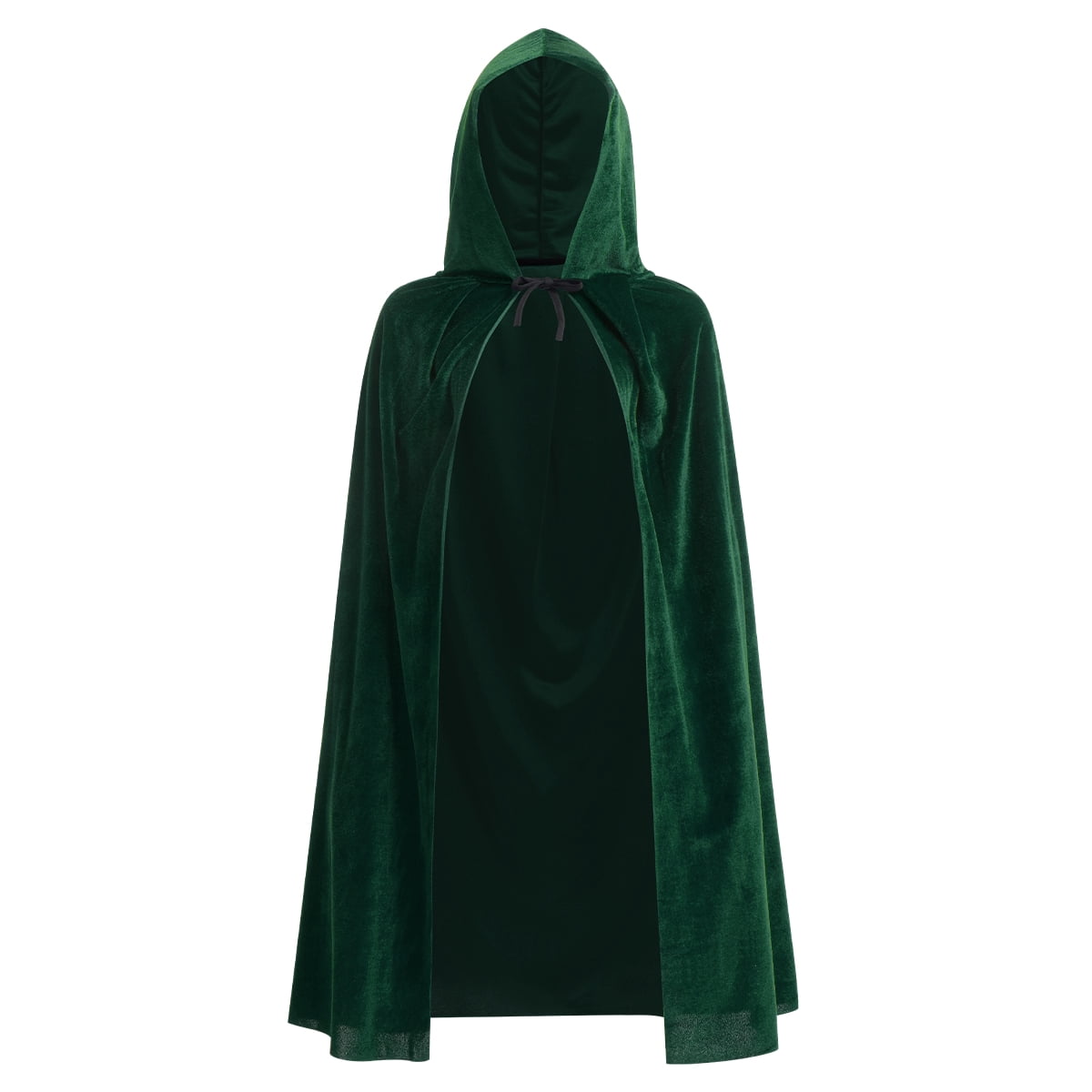 IBTOM CASTLE Kids Girls Witch Costumes Halloween Cosplay Costume Fancy Dress Cloak Witch Broom 3PCS Dress up Outfit 6-7 Years Green
