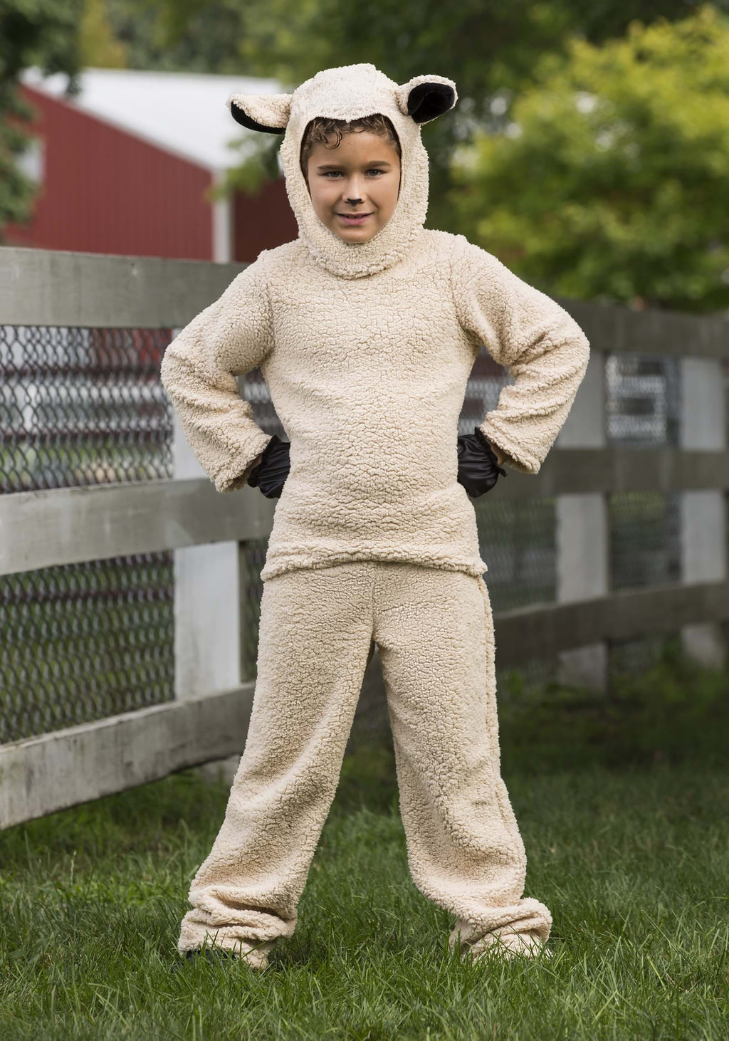 Kids Woolly Sheep Costume