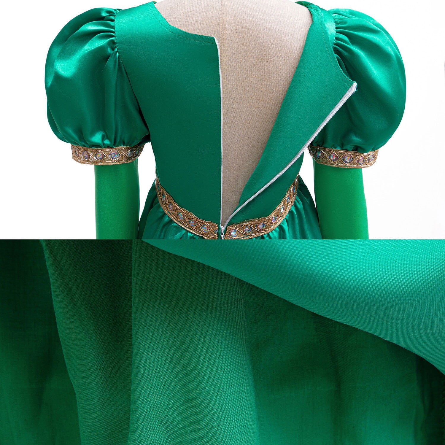 Princess Female Halloween Fancy-Dress Costumes with Accessories Medieval Outfits for Child, Child 120/5-6