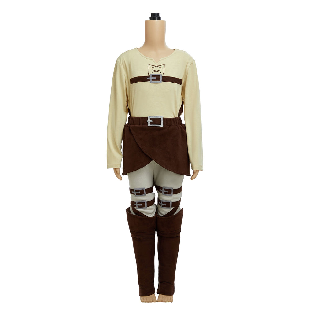 [Official Licensed] Attack on Titan Eren Yeager Kids Costume Set, XS