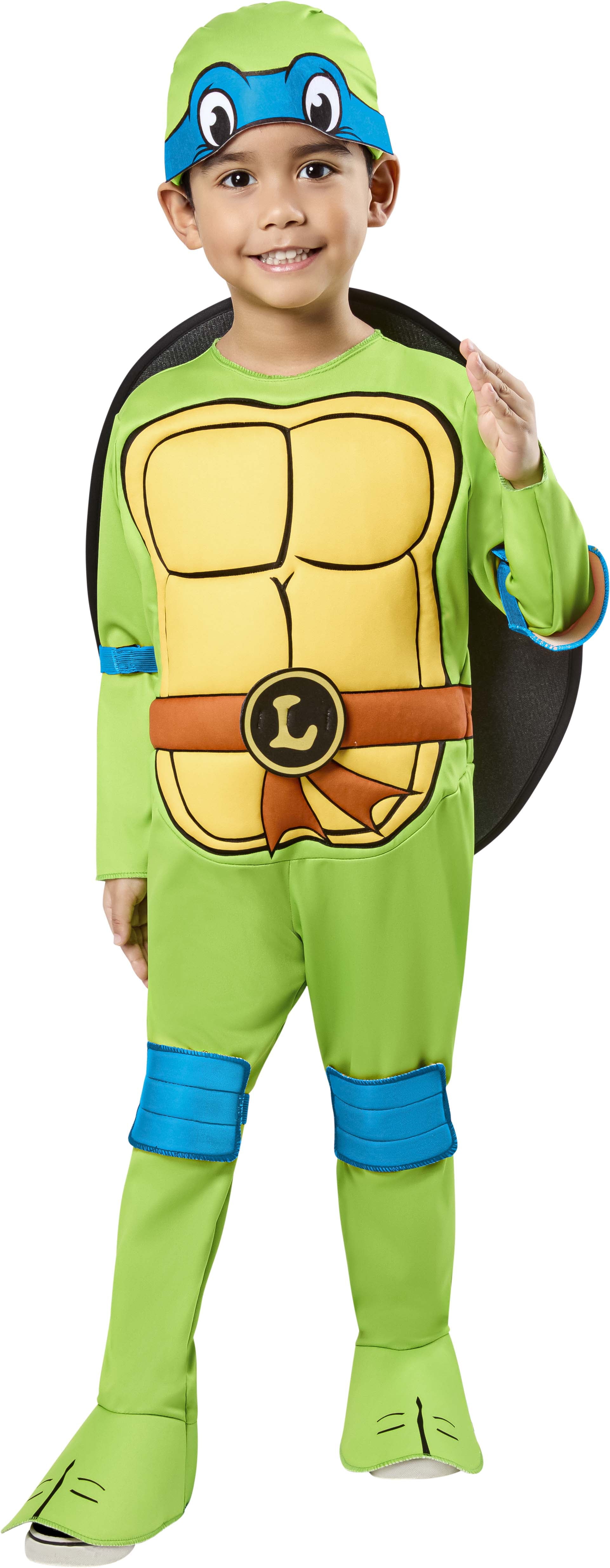 Teenage Mutant Ninja Turtles 4-in-1 Halloween Costume for Toddler, Size 4T, by 