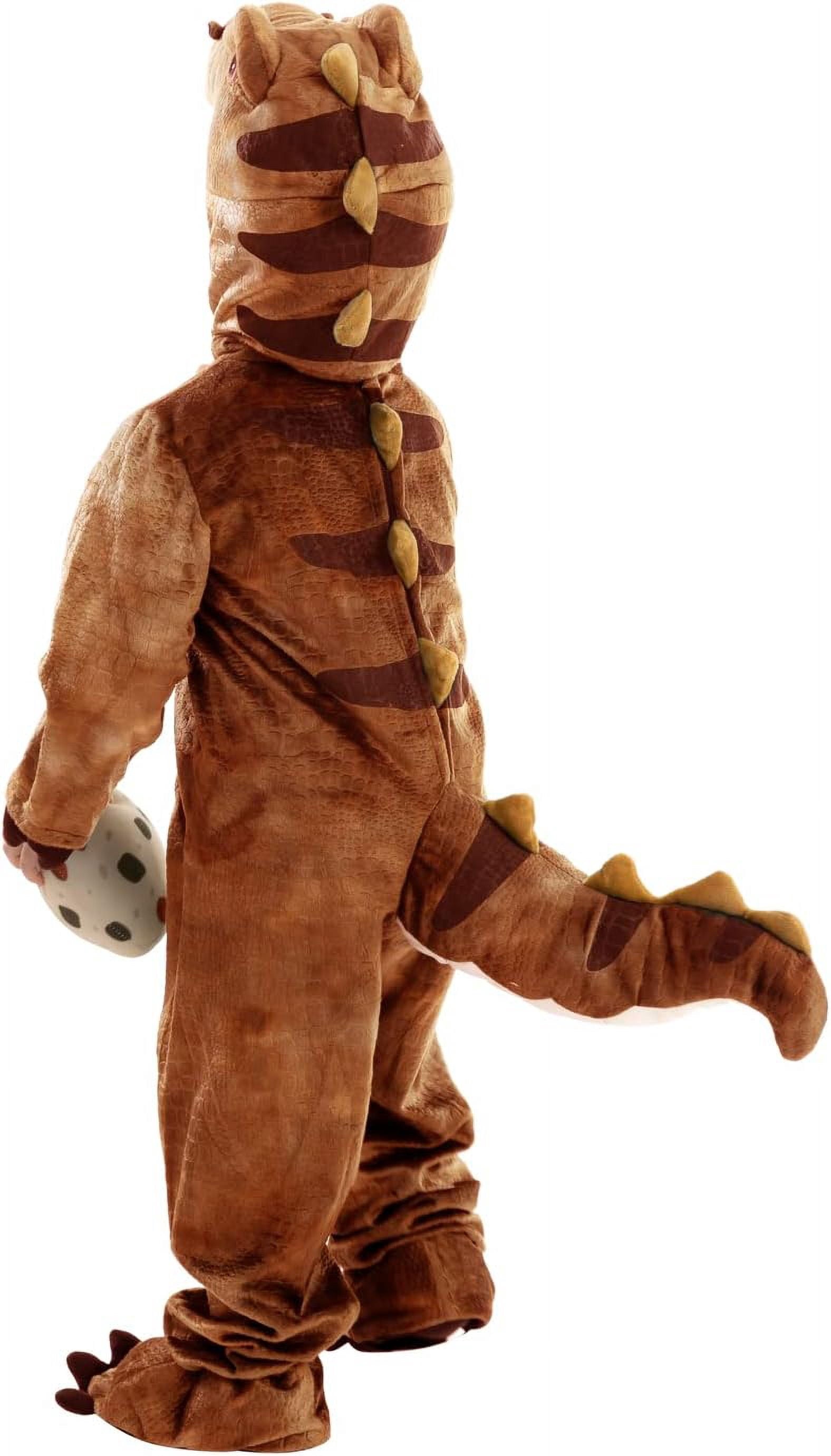  Halloween Realistic Tyrannosaurus Rex Costume Dinosaur Onesie with Dinosaur Egg, Suitable for Children and Toddlers Halloween Dress up Party