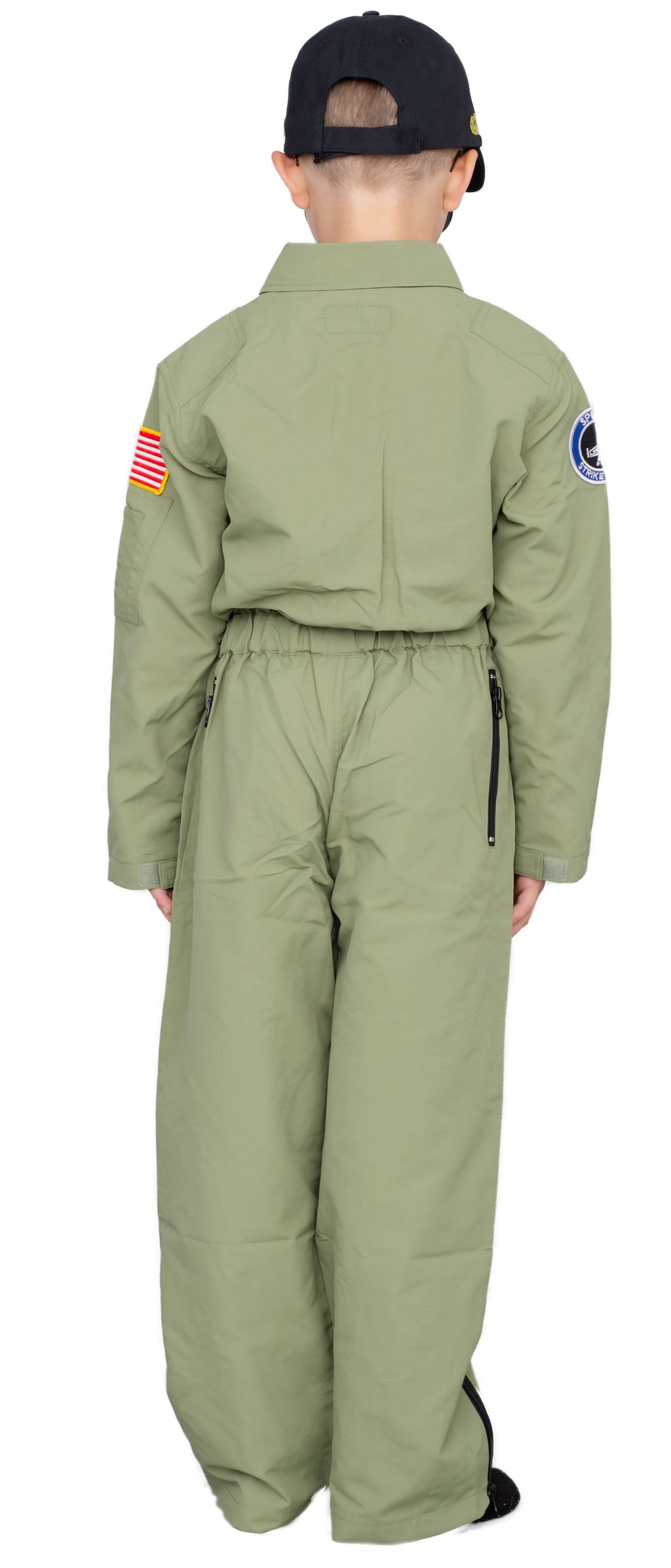 Air Force Pilot Child Halloween Costume Jumpsuit Set