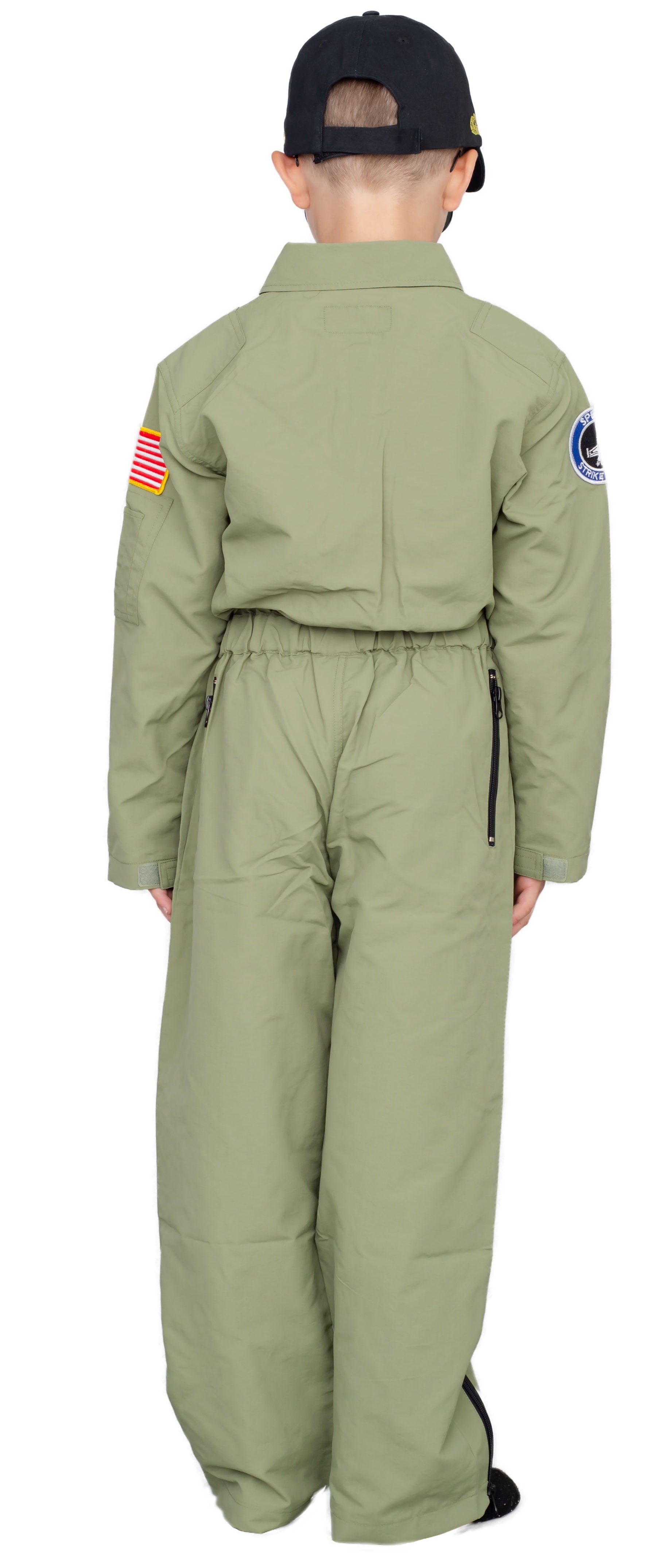 Air Force Pilot Child Halloween Costume Jumpsuit Set