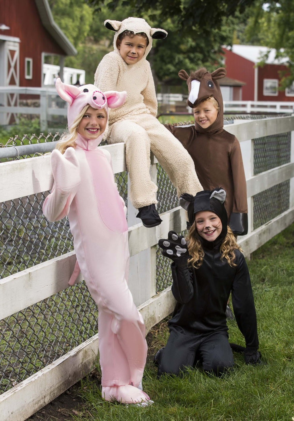 Kids Woolly Sheep Costume