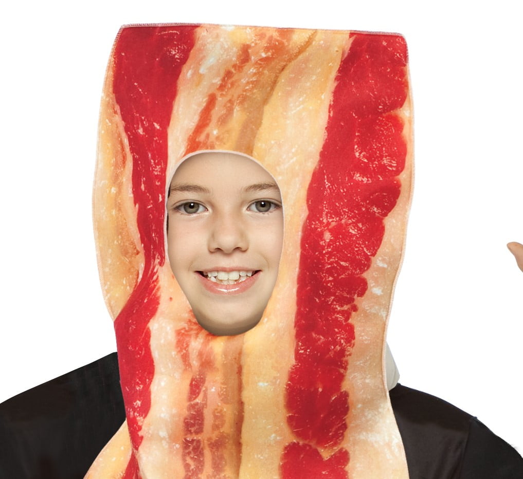  Bacon Strip Kids Halloween Costume, Girls and Boys, Red, Child Size 7-10, 7192-710