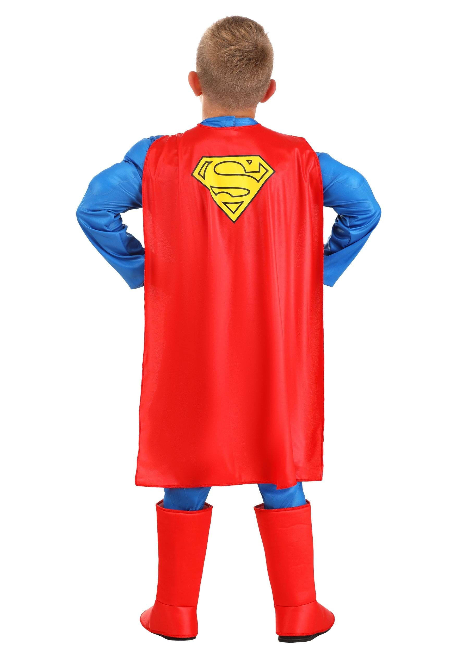 Classic Superman Deluxe Kids Costume