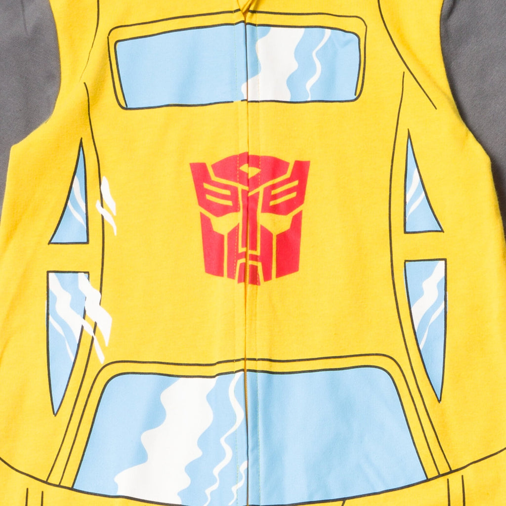 Transformers Bumblebee Zip Up Costume Coverall Toddler to Big Kid