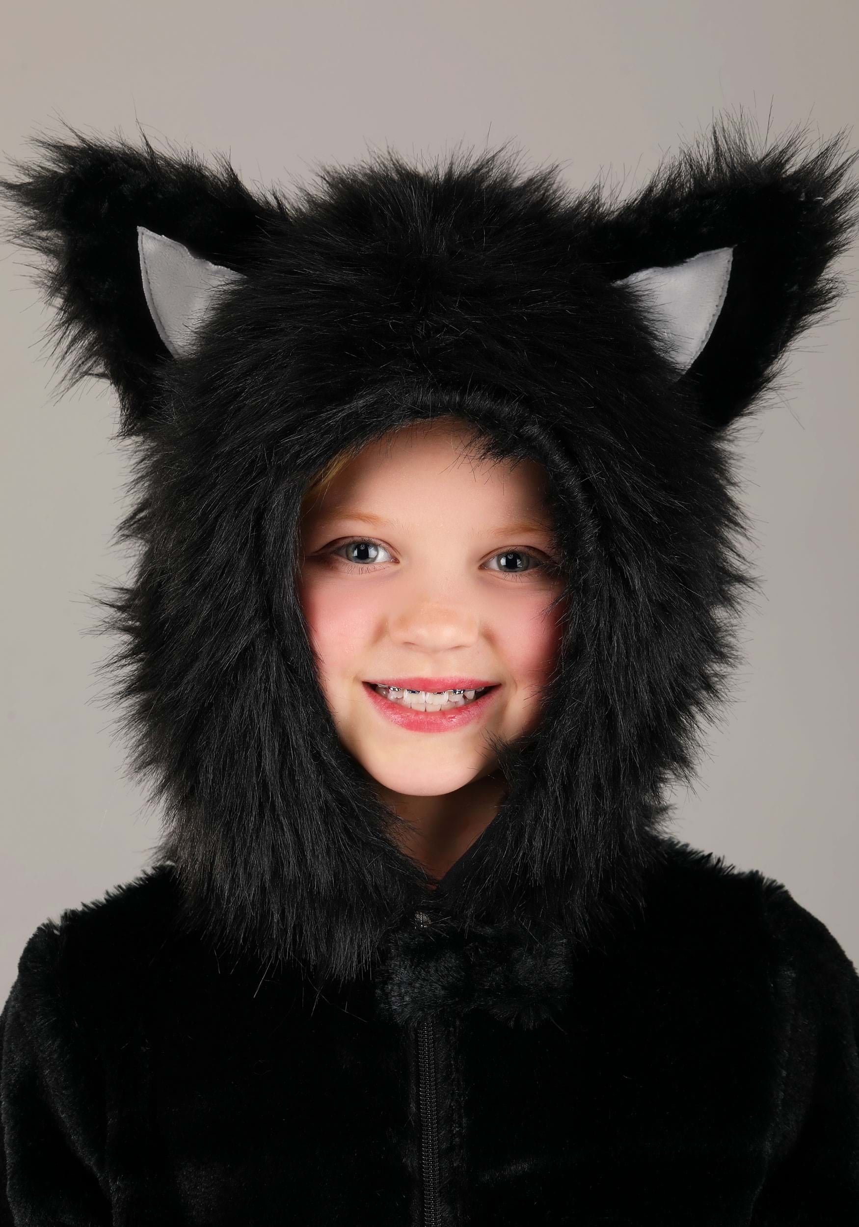 Kid's Purrfect Black Cat Costume