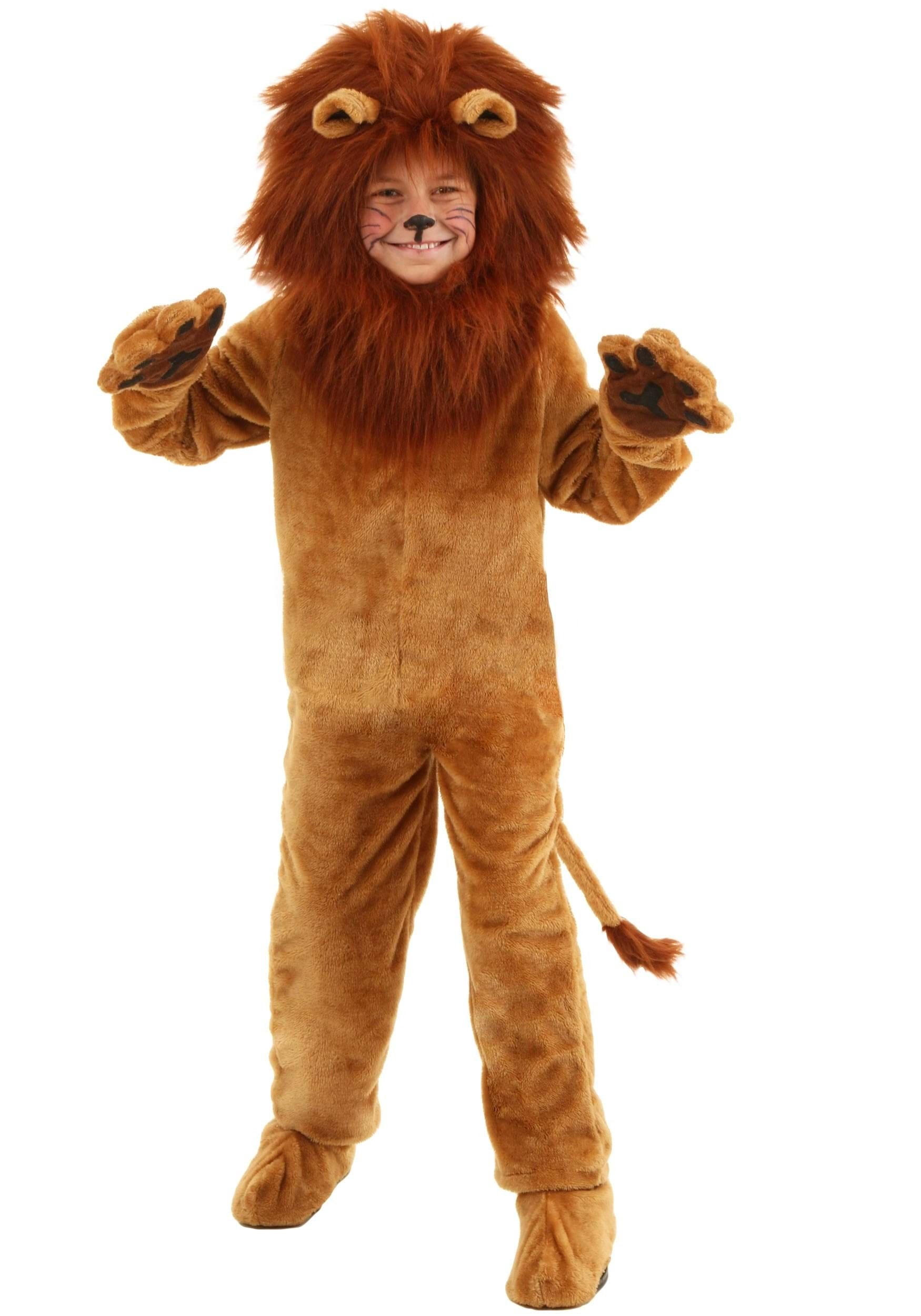 Kids Deluxe Lion Costume