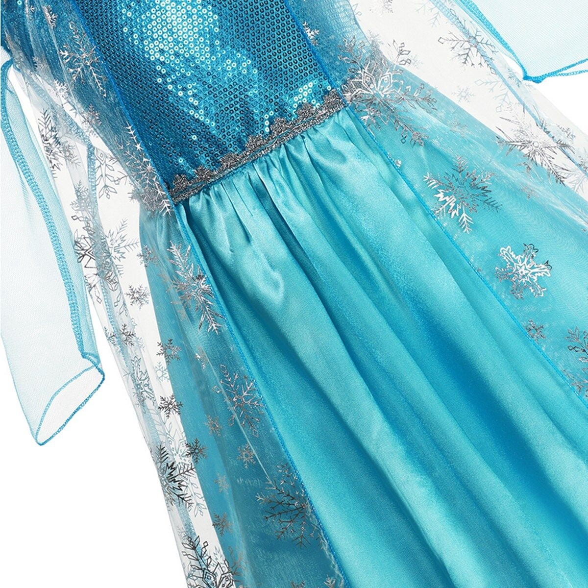  Princess Dress Queen Costume Halloween Cosplay Dress up for Toddler Girls with Accessories