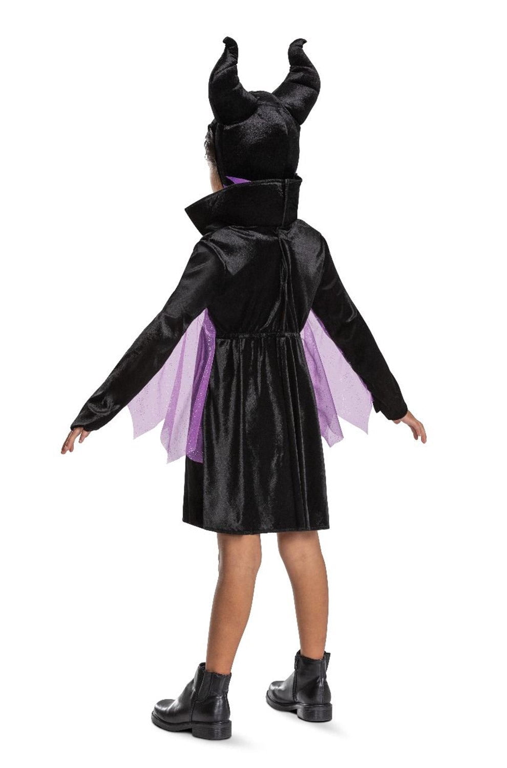  Toddler Girls' Disney's Maleficent Classic Dress Costume - Size 3T-4T - Black