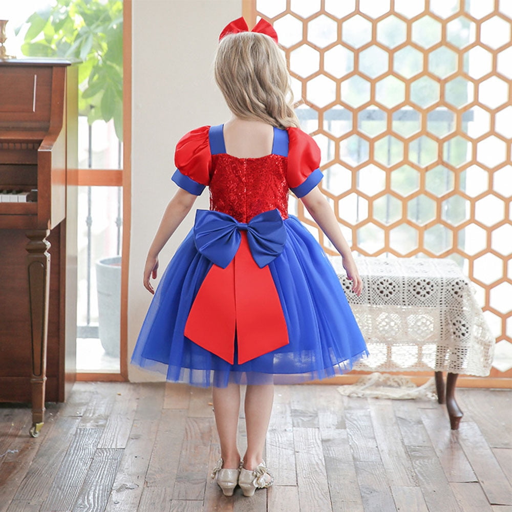 Girls Costume with Headwear Halloween Party Cosplay Dress up